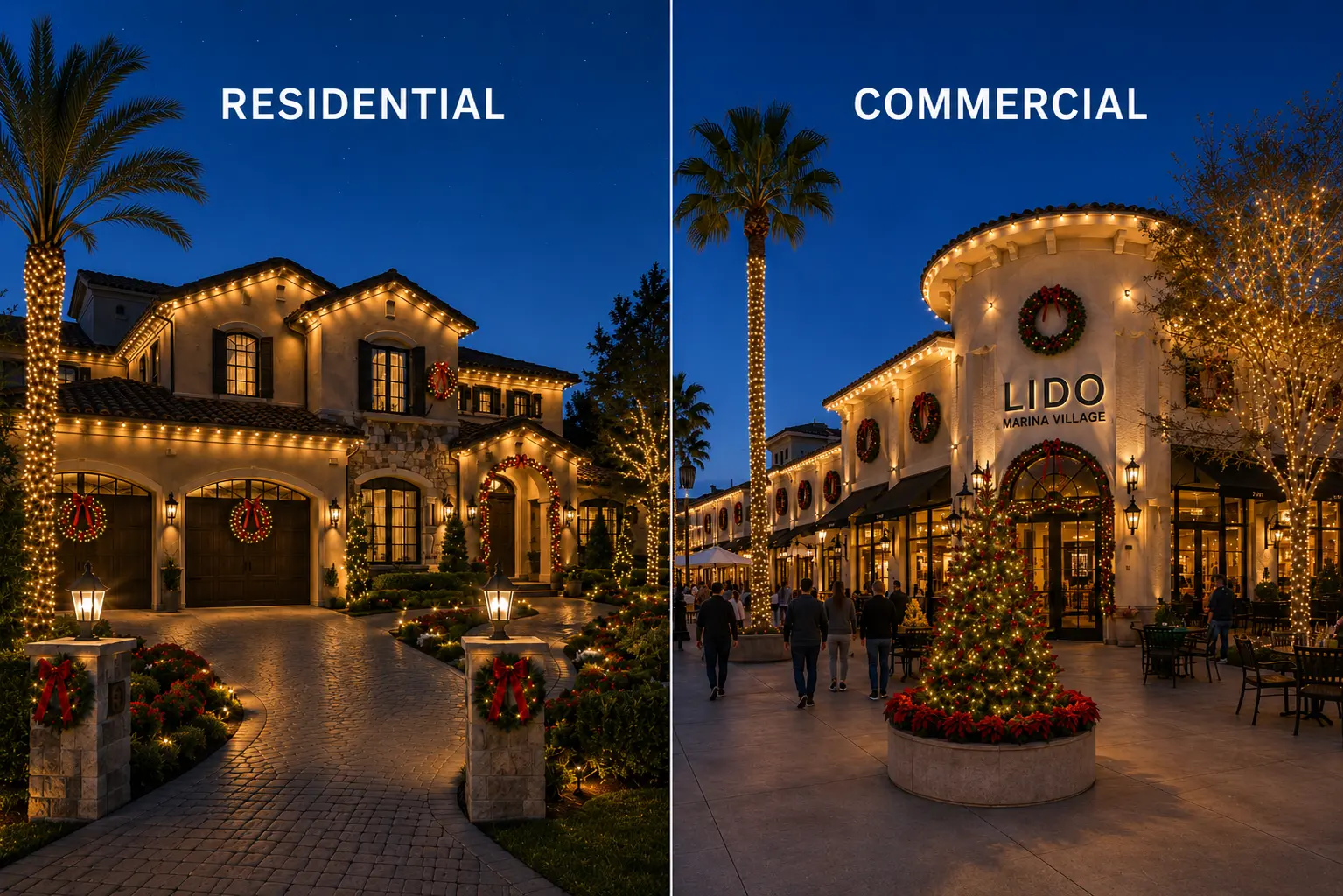 Custom Christmas Light Installation Orange County