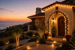 Read more about the article Holiday Lighting for Laguna Beach Homes: Elevating Coastal Properties This Season